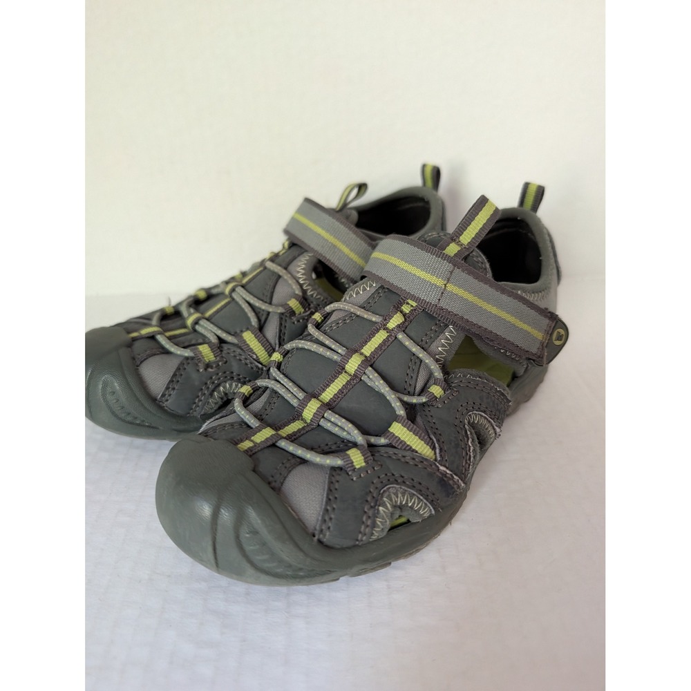 Merrell Hydro 2 Kids Youth Size 13M Closed Toe Water Hiking Sandals Gray Green